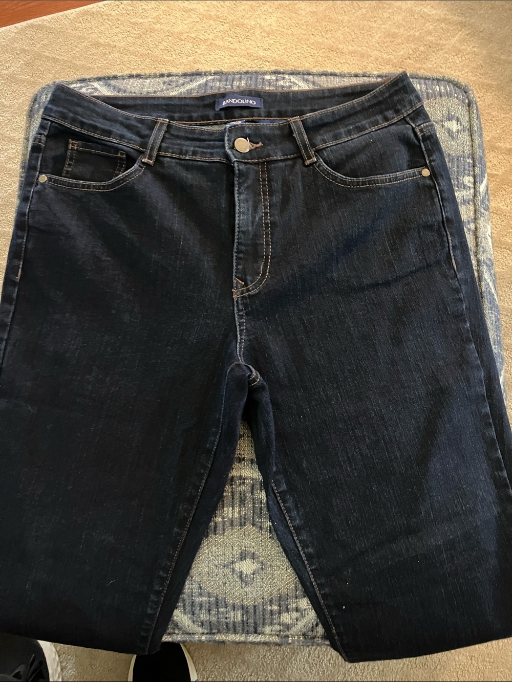Bandolino Women's Dark Indigo Caroline Jeans